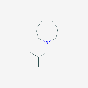 molecular formula C10H21N B14663773 1-(2-Methylpropyl)azepane CAS No. 39198-11-3