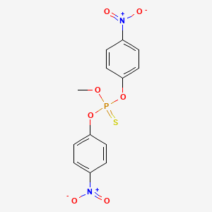 Phosphorothioic acid, O,O-bis(p-nitrophenyl) O-methyl ester