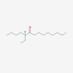 molecular formula C16H32O B14663790 5-Ethyltetradecan-6-one CAS No. 50395-55-6