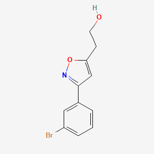 2-[3-(3-Bromo-phenyl)-isoxazol-5-yl]-ethanol