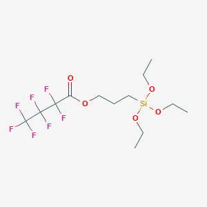 3-(Triethoxysilyl)propyl heptafluorobutanoate