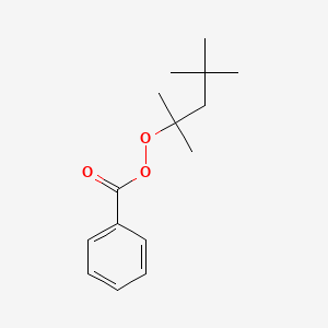 molecular formula C15H22O3 B14663833 2,4,4-Trimethylpentan-2-yl benzenecarboperoxoate CAS No. 42926-50-1