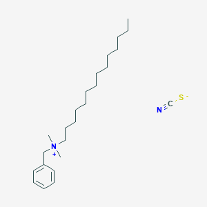 N-Benzyl-N,N-dimethyltetradecan-1-aminium thiocyanate