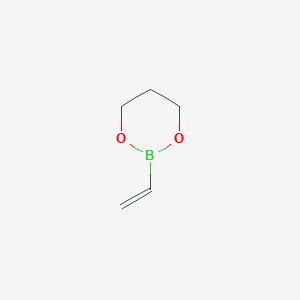 molecular formula C5H9BO2 B14663909 1,3,2-Dioxaborinane, 2-ethenyl- CAS No. 45535-13-5