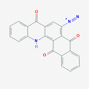 5,8,14-Trioxo-5,8,13,14-tetrahydronaphtho[2,3-c]acridine-6-diazonium