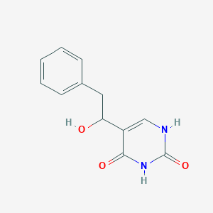 5-(1-hydroxy-2-phenylethyl)-1H-pyrimidine-2,4-dione