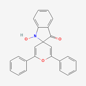 1-Hydroxy-2',6'-diphenylspiro[indole-2,4'-pyran]-3(1H)-one