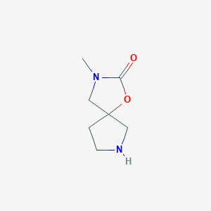 3-Methyl-1-oxa-3,7-diazaspiro[4.4]nonan-2-one