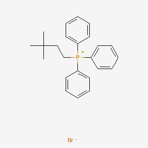 molecular formula C24H28BrP B14664033 (3,3-Dimethylbutyl)(triphenyl)phosphanium bromide CAS No. 40139-34-2