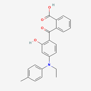 Benzoic acid, 2-[4-[ethyl(4-methylphenyl)amino]-2-hydroxybenzoyl]-