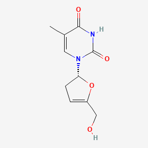 1-[(2R)-5-(Hydroxymethyl)-2,3-dihydrofuran-2-yl]-5-methylpyrimidine-2,4(1H,3H)-dione