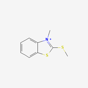 Benzothiazolium, 3-methyl-2-(methylthio)-