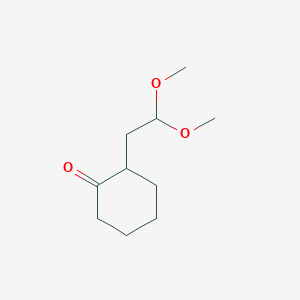 2-(2,2-Dimethoxyethyl)cyclohexan-1-one