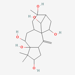 1,1,8-Trimethyl-4-methylidenedodecahydro-4a,7-methanocyclopenta[b]heptalene-2,5,8,11,11a,12(1h)-hexol