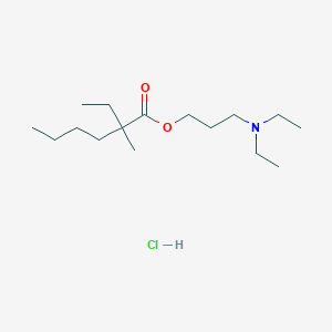 Diethylaminopropyl 2-ethyl-2-methylhexanoate hydrochloride