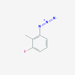molecular formula C7H6FN3 B1466422 1-叠氮-3-氟-2-甲苯 CAS No. 1249719-51-4
