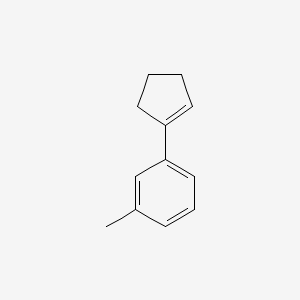 1-(Cyclopent-1-en-1-yl)-3-methylbenzene