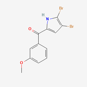 (4,5-Dibromo-1H-pyrrol-2-yl)(3-methoxyphenyl)methanone