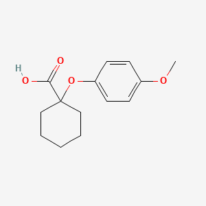 1-(4-Methoxyphenoxy)cyclohexanecarboxylic acid