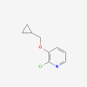 molecular formula C9H10ClNO B1466454 2-Chloro-3-(cyclopropylmethoxy)pyridine CAS No. 1482047-40-4