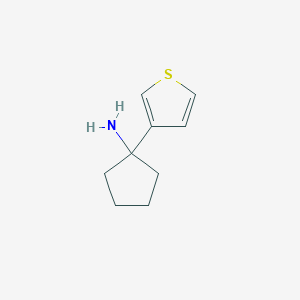 1-(Thiophen-3-yl)cyclopentan-1-amine