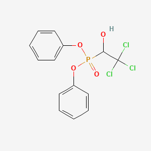 Diphenyl (2,2,2-trichloro-1-hydroxyethyl)phosphonate