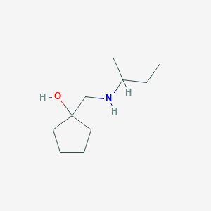 1-{[(Butan-2-yl)amino]methyl}cyclopentan-1-ol