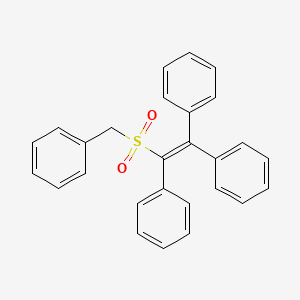 1,1',1''-[2-(Benzylsulfonyl)ethene-1,1,2-triyl]tribenzene