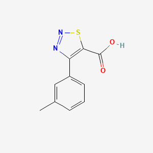 4-(m-Tolyl)-1,2,3-thiadiazole-5-carboxylic acid