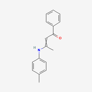 2-Buten-1-one, 3-[(4-methylphenyl)amino]-1-phenyl-