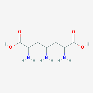 2,4,6-Triaminoheptanedioic acid