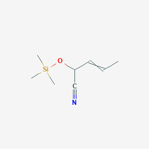 3-Pentenenitrile, 2-[(trimethylsilyl)oxy]-