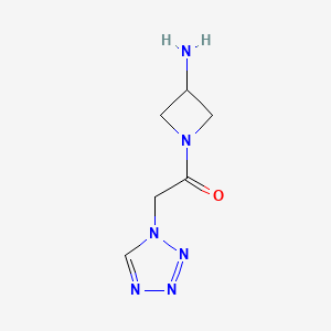 1-(3-aminoazetidin-1-yl)-2-(1H-1,2,3,4-tetrazol-1-yl)ethan-1-one