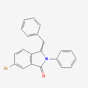 3-Benzylidene-6-bromo-2-phenyl-2,3-dihydro-1H-isoindol-1-one