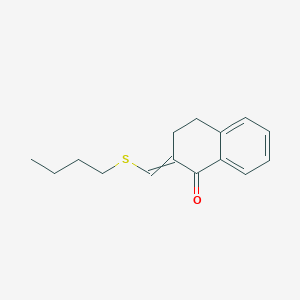 2-[(Butylsulfanyl)methylidene]-3,4-dihydronaphthalen-1(2H)-one