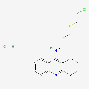 9-Acridinamine, 1,2,3,4-tetrahydro-N-(3-((2-chloroethyl)thio)propyl)-, monohydrochloride