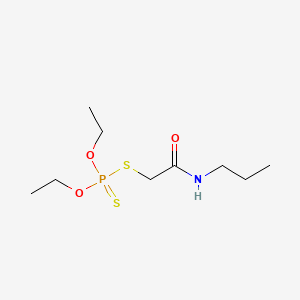 Phosphorodithioic acid, O,O-diethyl S-(2-oxo-2-(propylamino)ethyl) ester