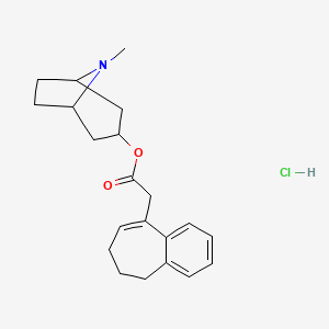 3-alpha-Tropanyl 8,9-dihydro-7H-benzocycloheptene-5-acetate hydrochloride