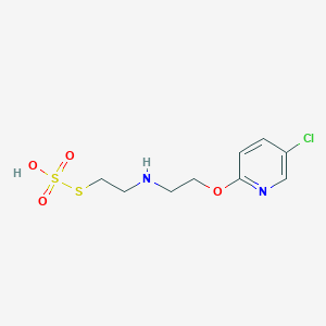 S-2-((2-(5-Chloro-2-pyridyloxy)ethyl)amino)ethyl hydrogen thiosulfate