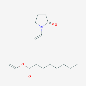 ethenyl octanoate;1-ethenylpyrrolidin-2-one