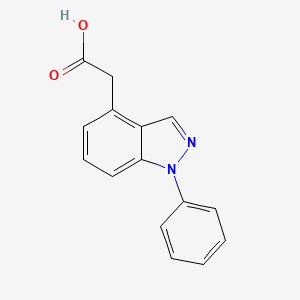 2-(1-phenylindazol-4-yl)acetic Acid