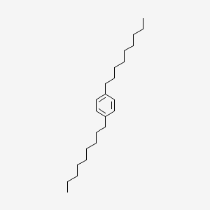 molecular formula C24H42 B14665105 p-Dinonylbenzene CAS No. 40775-34-6