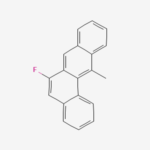 molecular formula C19H13F B14665107 Benz(a)anthracene, 6-fluoro-12-methyl- CAS No. 37388-43-5