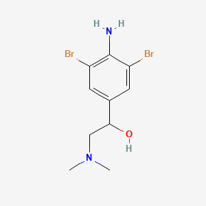 4-Amino-3,5-dibromo-alpha-((dimethylamino)methyl)benzenemethanol