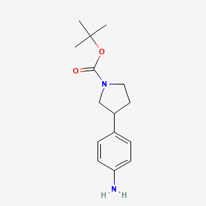 Tert-butyl 3-(4-aminophenyl)pyrrolidine-1-carboxylate