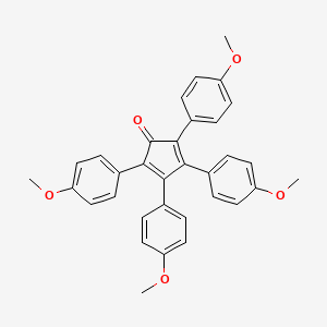 2,3,4,5-Tetrakis(4-methoxyphenyl)cyclopenta-2,4-dien-1-one