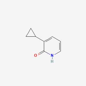 molecular formula C8H9NO B1466521 3-环丙基吡啶-2(1H)-酮 CAS No. 856965-53-2