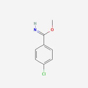 Benzenecarboximidic acid, 4-chloro-, methyl ester