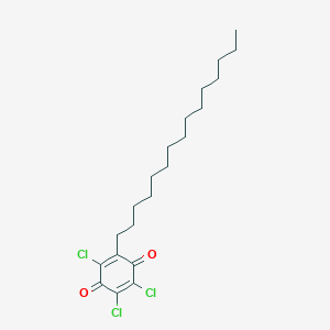 2,3,5-Trichloro-6-pentadecylcyclohexa-2,5-diene-1,4-dione