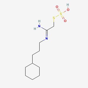 S-((N-Cyclohexylpropylamidino)methyl) hydrogen thiosulfate